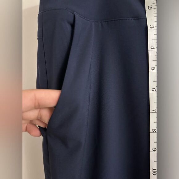 Chico’s Weekends Bliss Fleece Straight-Leg Pants Size 2 US L Color Midnight - Picture 3 of 10